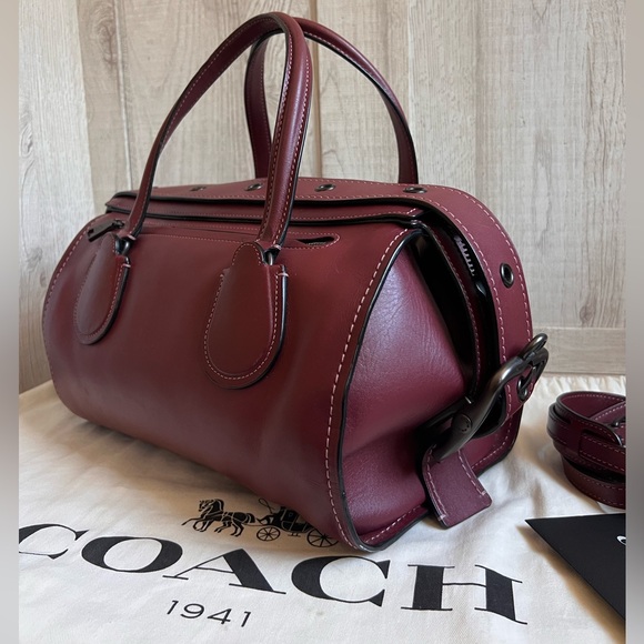 COACH 1941 Badlands Satchel With Western Rivets - Picture 4 of 16